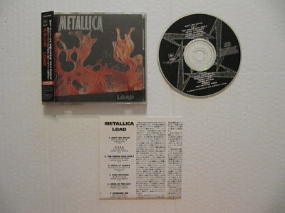 Metallica Load. Japanilainen CD. OBI. Sana-arkki.