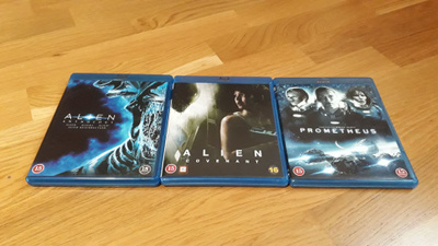 Alien Anthology + Prometheus & Covenant Blu-ray Nordic