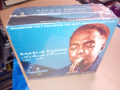 5cd Charlie Parker A Studio Chronicle ( UUSI ) SIS POSTIKULU