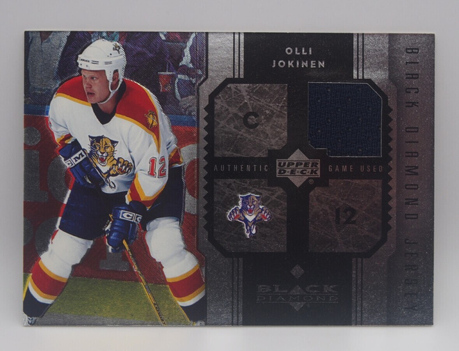 2005-06 Black diamondJjersey Olli Jokinen