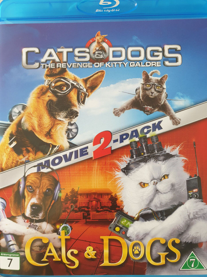 CATS & DOGS 1 & 2 BLU-RAY SUOMIPUHE 