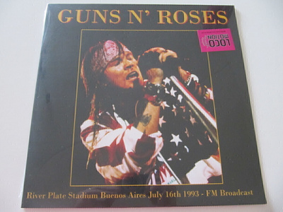 GUNS N' ROSES RIVER PLATE STADIUM BUENOS Värivinyyli LP