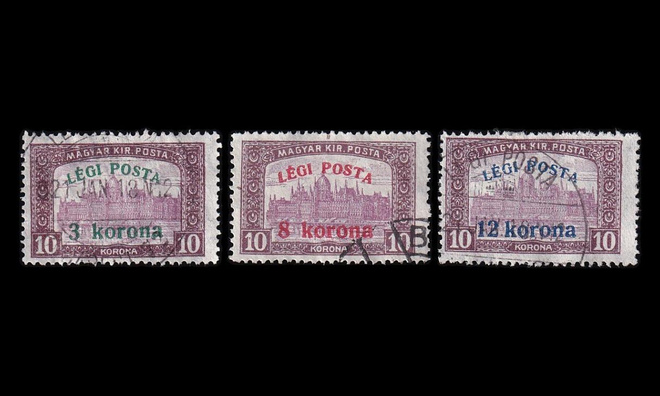 Unkari 319-21 o Lentoposti LÉGI POSTA (1920)