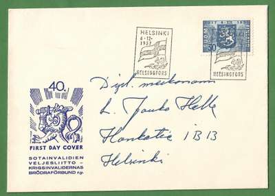 FDC-Itsenäisyyden 40v.juhla 6.12.1957 (103)