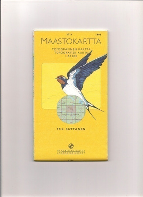 Maastokartta 1:50 000 Sattanen