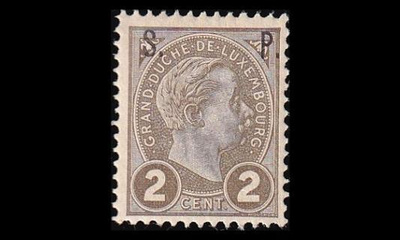 Luxemburg 58 * Virkamerkki 2 C (1895)