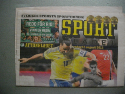 Aftonbladet Sport 15.8.2013 (11.3)