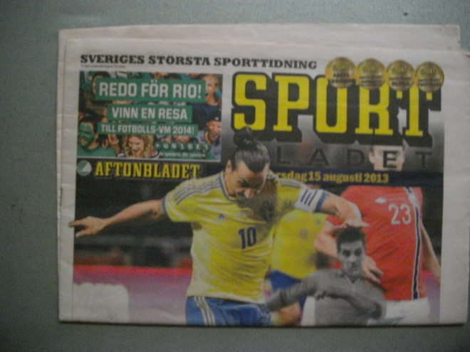 Aftonbladet Sport 15.8.2013 (11.3)