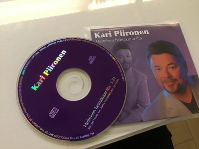 Kari Piiroinen . Helteisen heinäkuun ilta CDS single