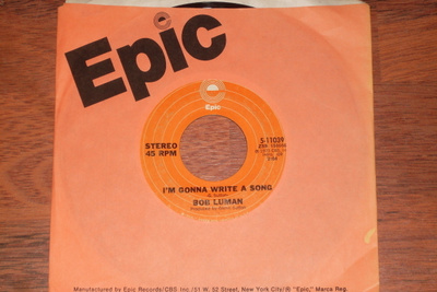 7" BOB LUMAN - I'm Gonna Write A Song - single 1973 EX-