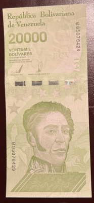 Venetzuela 20000 Bolivares 2019