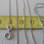 Hopeinen ketju 47cm KJ 925 - pikkukuva 1