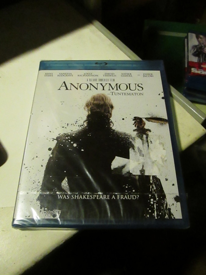 Anonymous - Tuntematon  BLU-RAY uusi