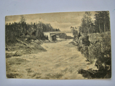 VANHA Postikortti Imatra 1921