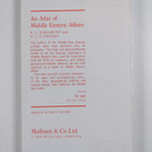 Norman J. G. Pounds ym. : An Atlas of Middle Eastern Affairs - pikkukuva 2