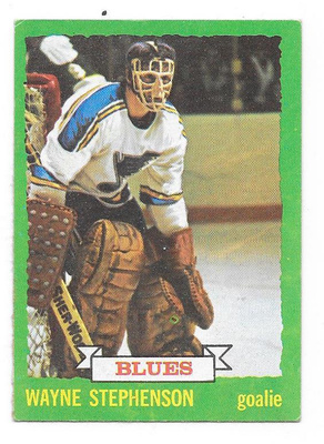 1973-74 Topps #31 Wayne Stephenson St Louis Blues MV