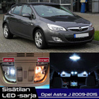 Opel Astra J Sisätilan LED-sarja 13-osainen - pikkukuva 1
