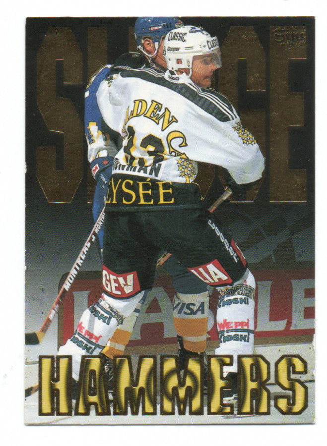 Leaf Jääkiekkokortti  1996 Tuomas  Grönman  4 / 9
