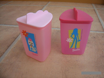 Tupperware Barbie duo säilytysrasiat. 2 settiä. Uudet