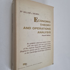 William J. Baumol : Economic theory and operations analysis - pikkukuva 1