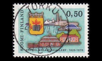 681 o Kokkola 350 vuotta loisto Turku 24.10.70 (1970)
