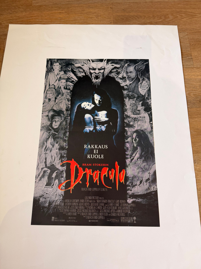 Vanha elokuvajuliste: Bram Stokerin Dracula