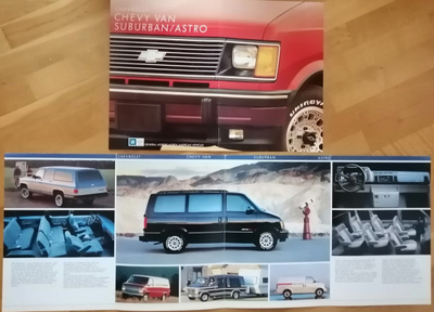 1991 Chevrolet Astro Van Suburban esite - suomalainen