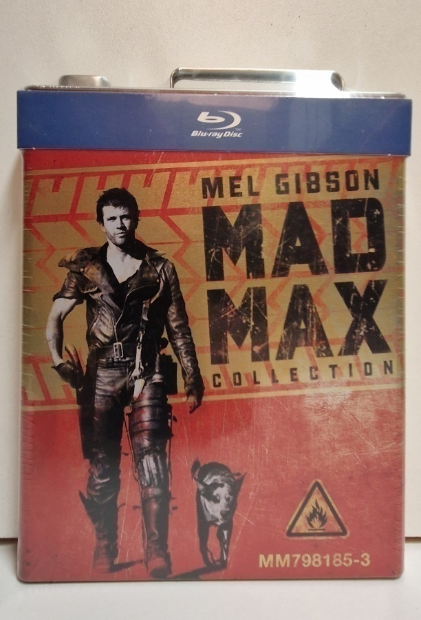 Mad Max trilogia Gas Tin boxi blu-ray UUSI!