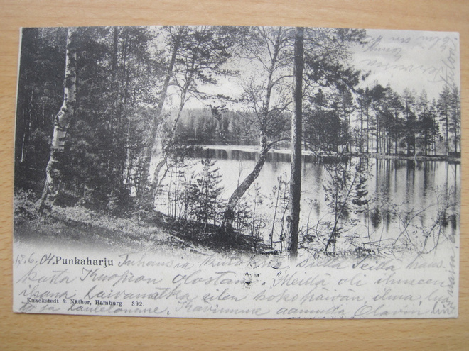 VANHA Postikortti Punkaharju 1904