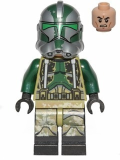 Lego Figuuri - Clone Trooper Commander Gree ( Star Wars )