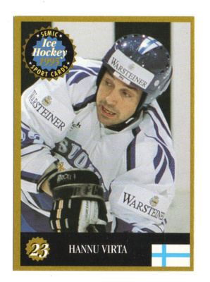 Ice Hackey 1995 n:o 23 HANNU VIRTA: