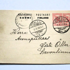 1920 Orismala As. ehiö Savonlinnan asemapäällikölle - pikkukuva 1