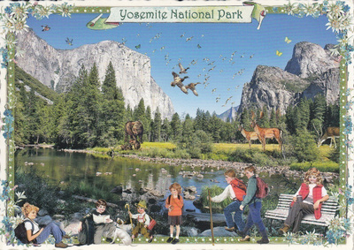 Yosemiten kansallispuisto (Tausendschön-kortti)