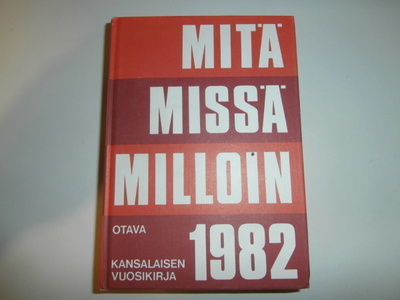 MITÄ MISSÄ MILLOIN 1982