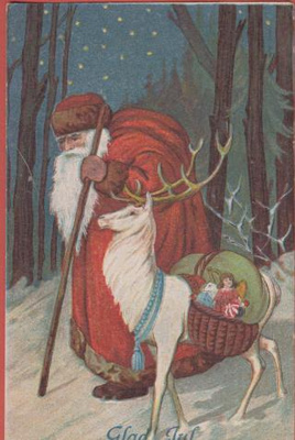 Joulupukki ja kauris - kulk v 1919