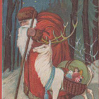 Joulupukki ja kauris - kulk v 1919 - pikkukuva 1
