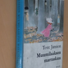 Tove Jansson : Muumilaakson marraskuu ( 1.p. 1970 k.po ) - pikkukuva 1