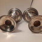 2 x Hopea kynttilänjalka 12cm . Pilari - pikkukuva 3