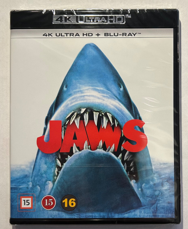 JAWS / TAPPAJAHAI - 4K ULTRA HD + BLU-RAY, uusi