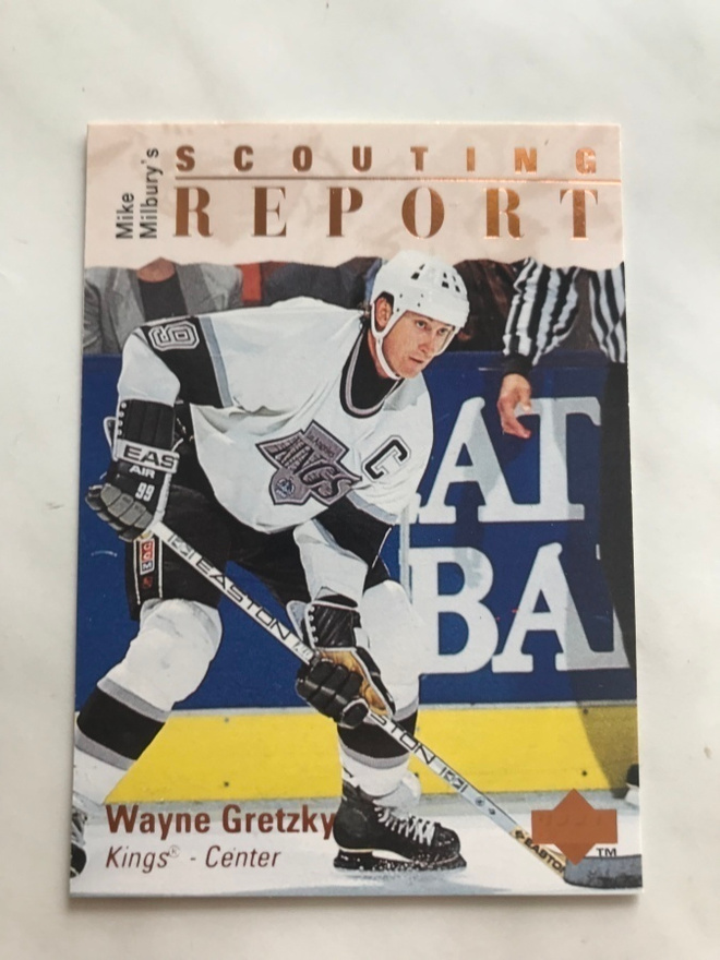 1995-96 Upper Deck Scouting Report Wayne Gretzky #252