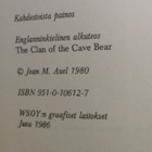 Jean M. Untinen-Auel  -  Luolakarhun klaani - pikkukuva 2