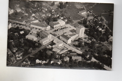 Valkeakoski: ilmakuva ,kauppatori
