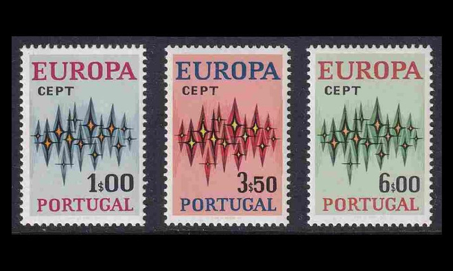Portugali 1166-8 ** Europa (1972)