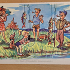 kalastajat kuvattavana, sign? kulkenut käsipostissa - pikkukuva 1