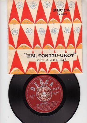 Decca DN 3027 ja Spy 5 Luona Seimen, vinylit 45. Joulu.