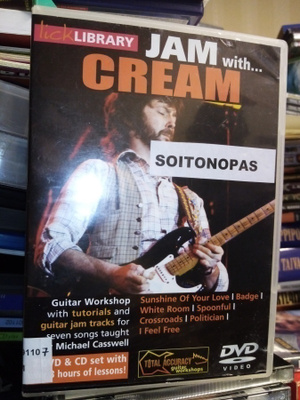 2DVD + CD :  JAM WITH CREAM ( SIS POSTIKULU)