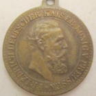 VANHA Mitali Saksa Keisari Wilhelm + Friedrich - pikkukuva 2