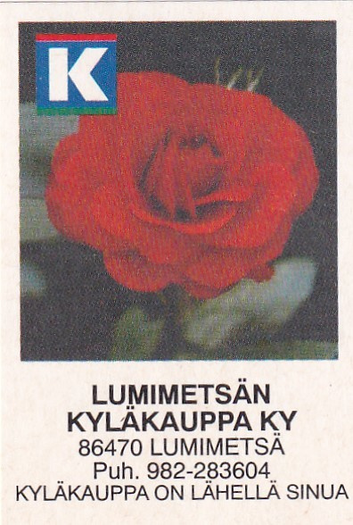 Lumimetsä. Lumimetsän Kyläkauppa Ky  2/10