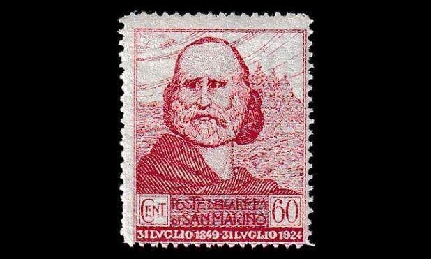 San Marino 102 ** Giuseppe Garibaldi 60C (1924)