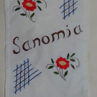 Mummolan kirjailtu lehtiteline Sanomia - pikkukuva 2